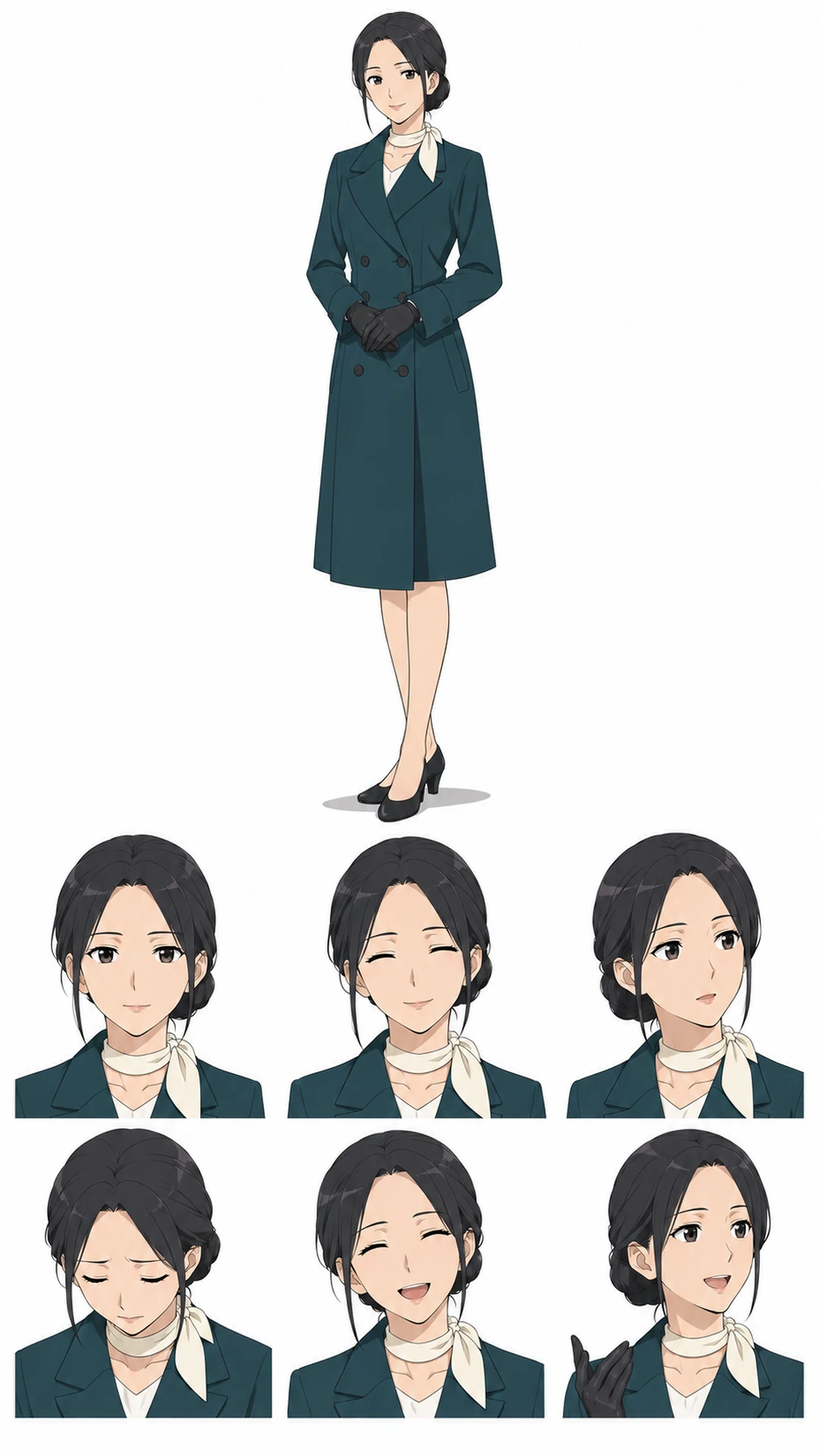 藤堂 美咲：冬の制服