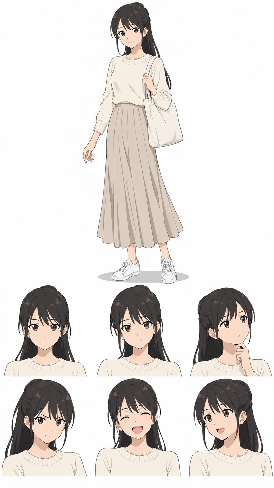 小鳥遊 葵：キャンパスの私服