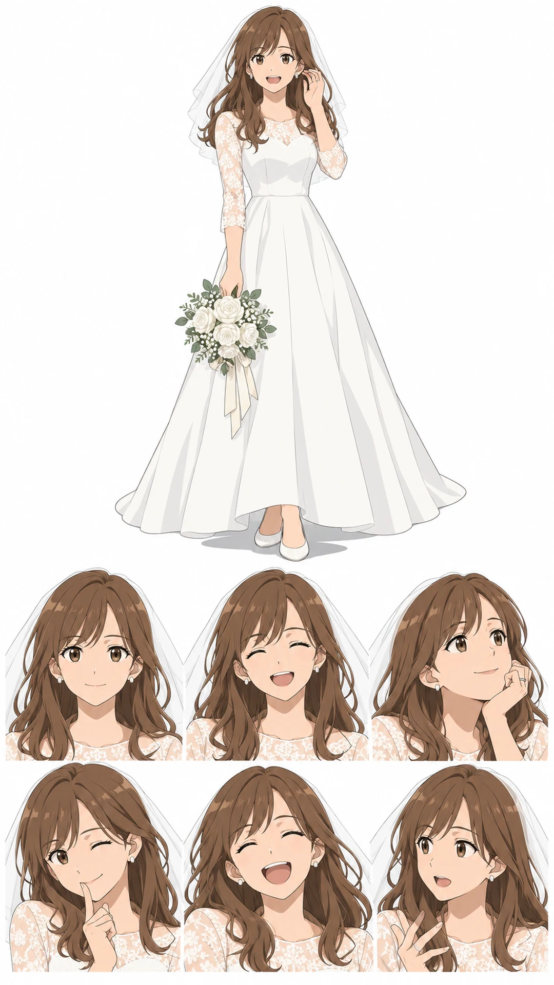 結城 千夏：ウェディングドレス