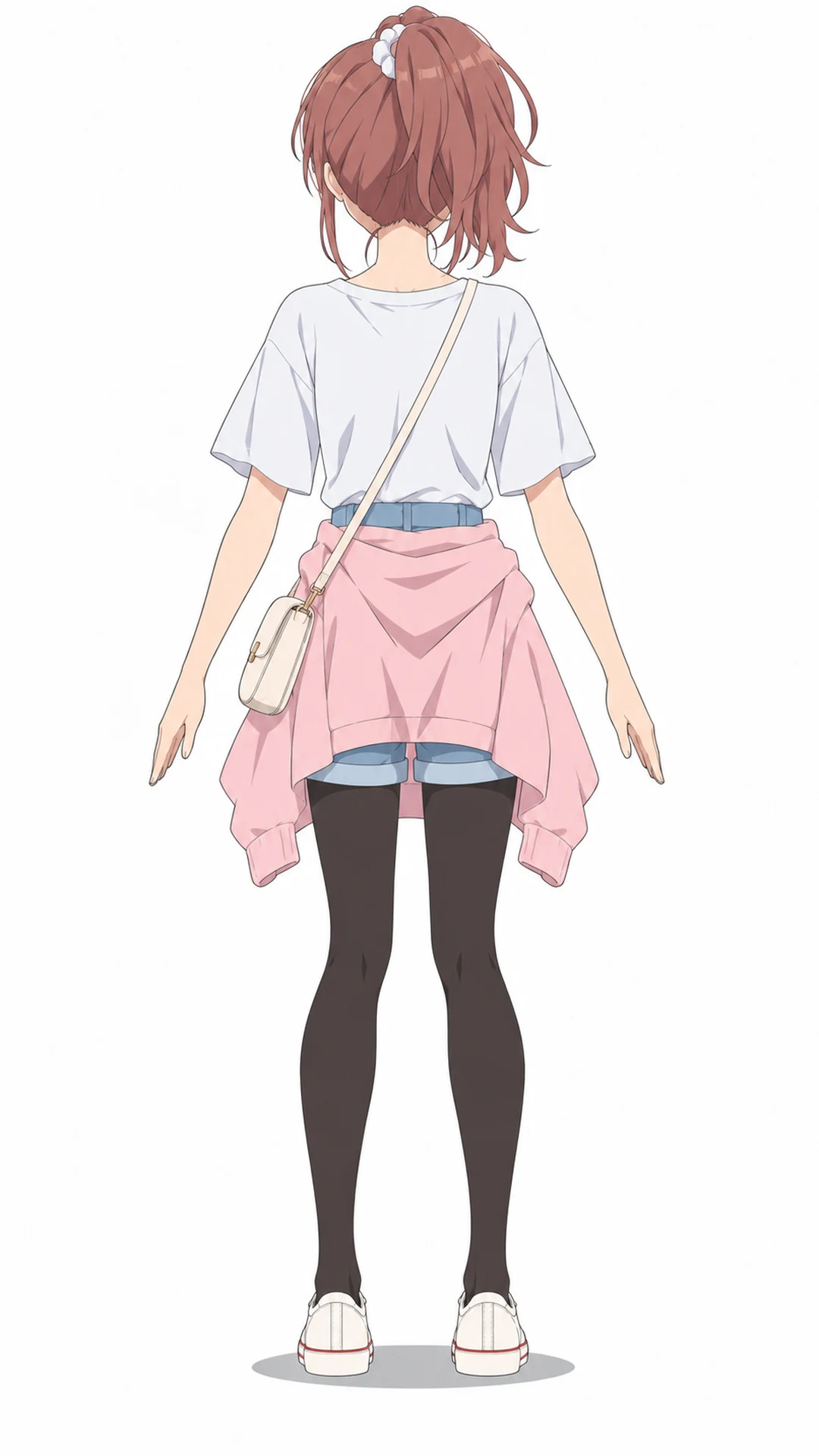 春日 もも：背面