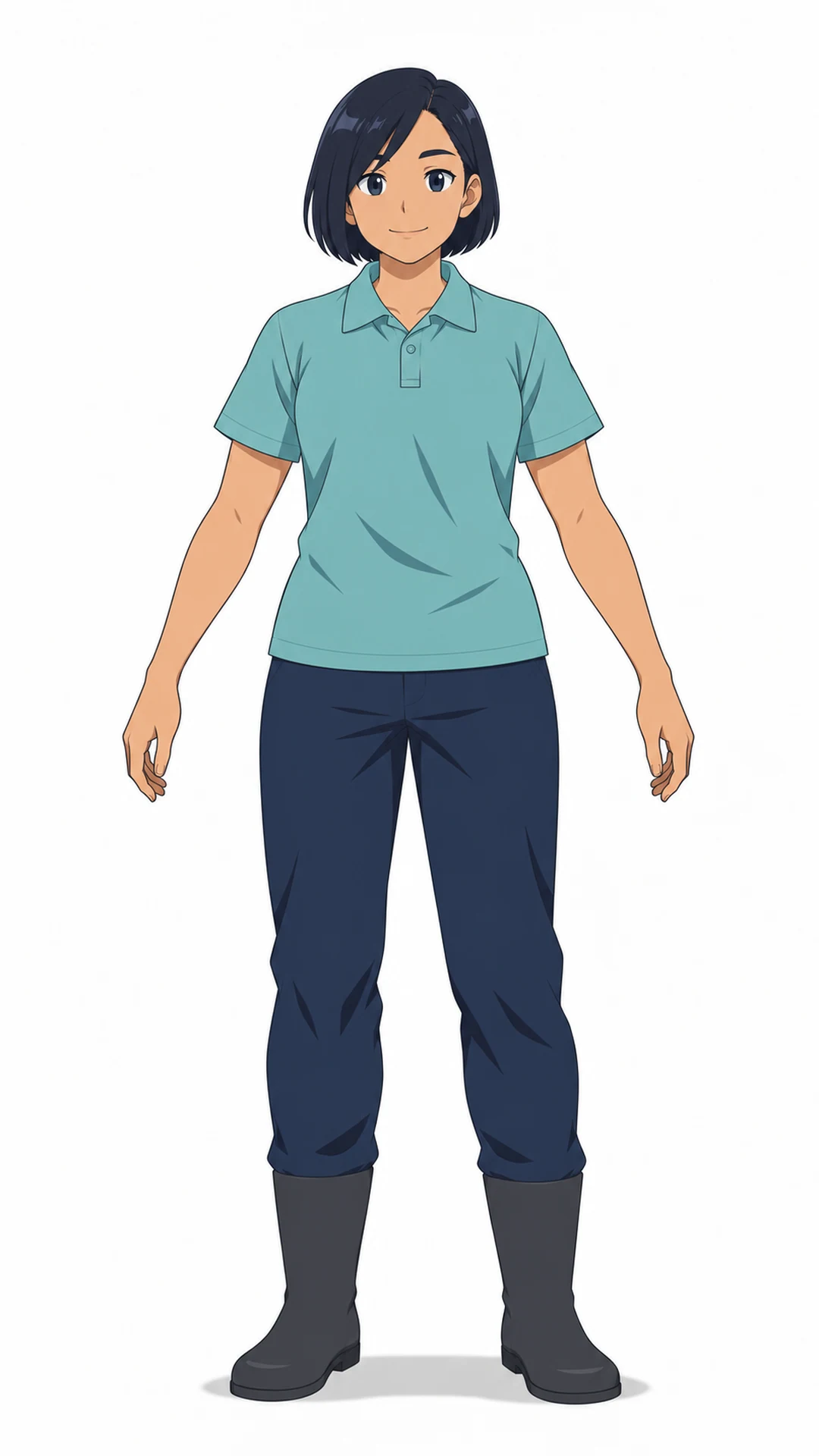 汐見 真帆：正面