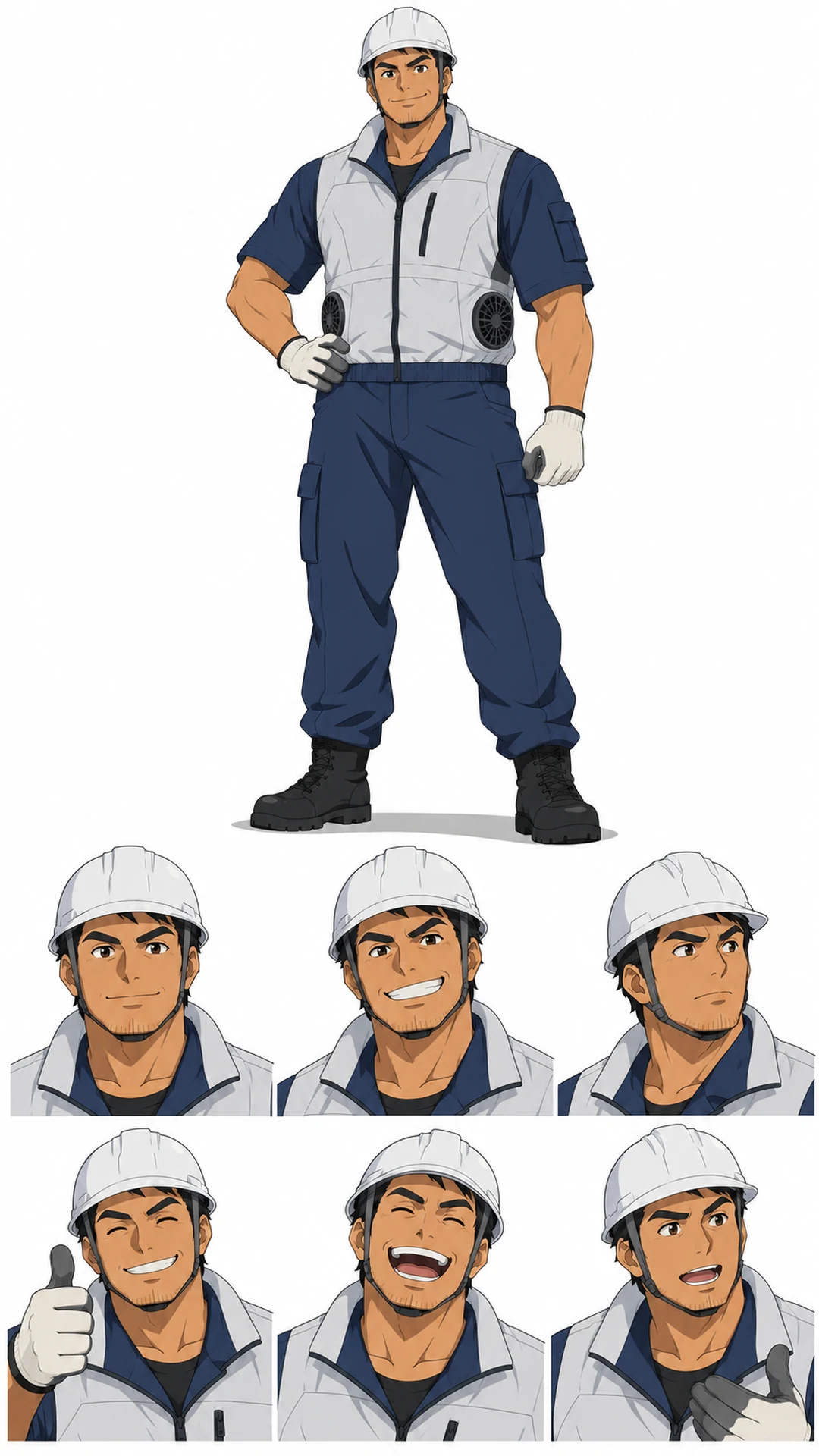 岩崎 剛：夏の作業服